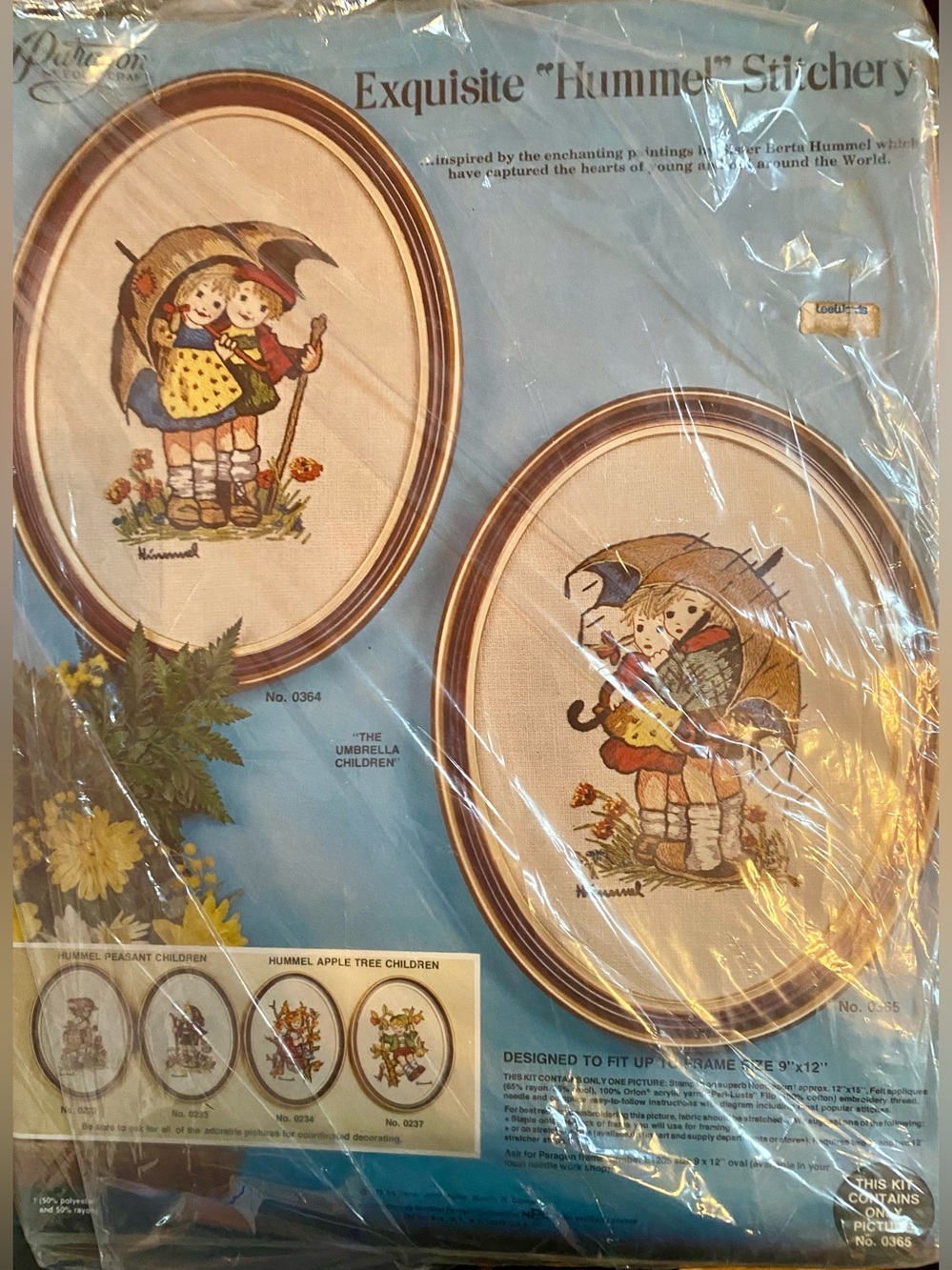 Hummel Stitchery 'The Umbrella Children' Wall Art - Kit #0365